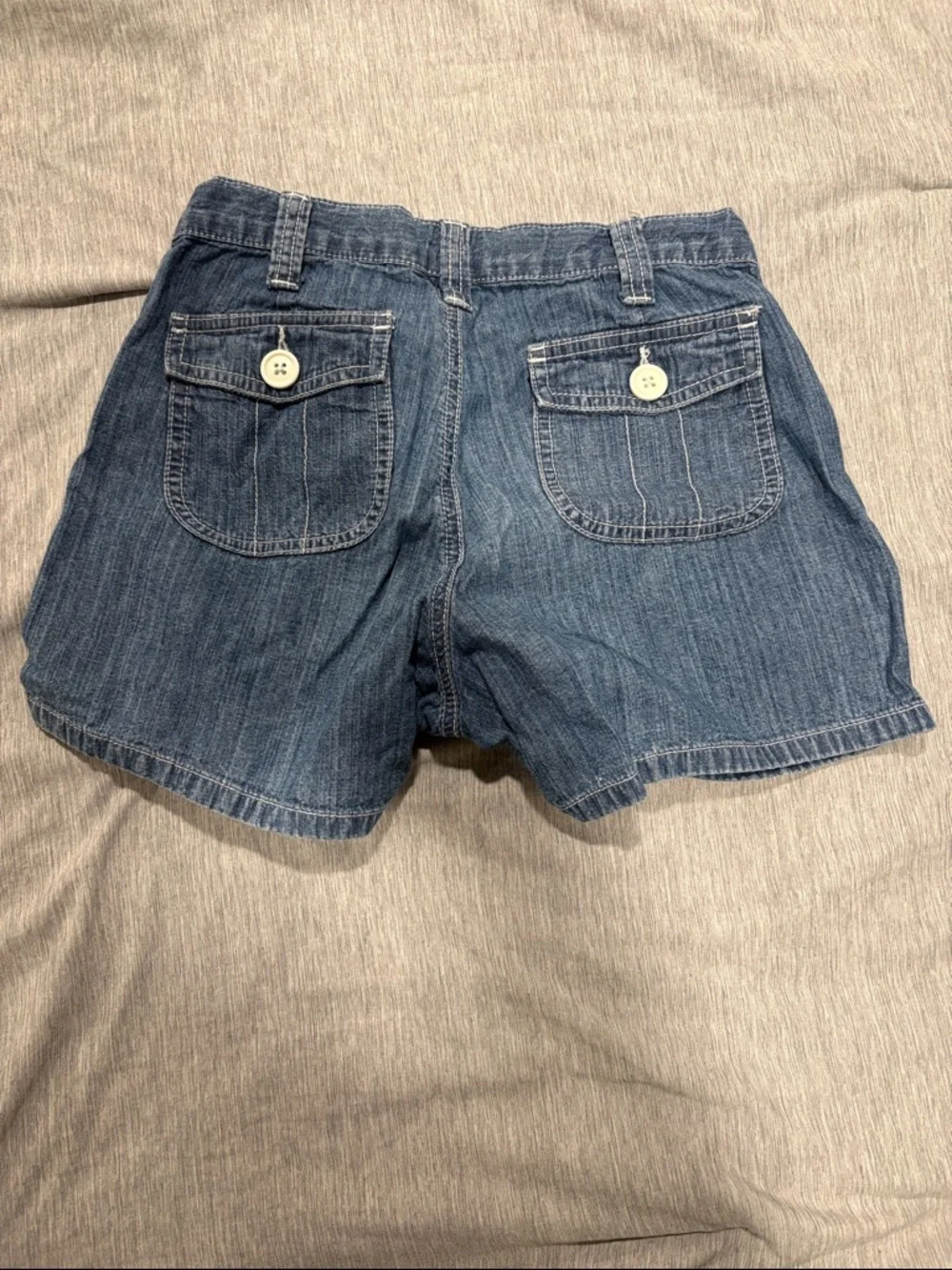 GAP Blue Denim Cargo Pocket Shorts